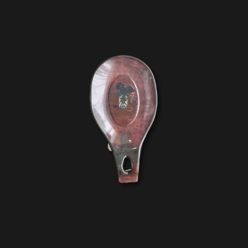Curio Club Creation No. 009 - Oversized Spoon Rest | Black Rose
