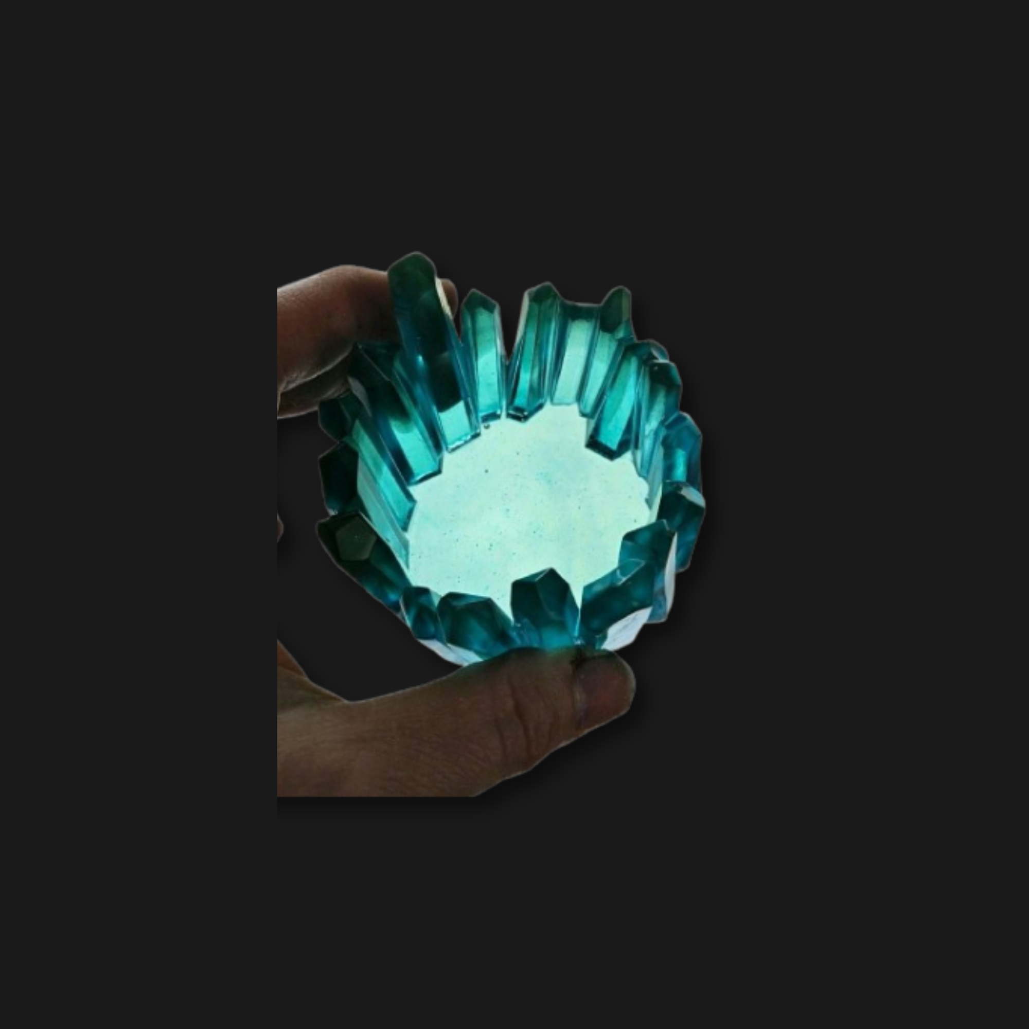 Curio Club Creation 006 - Experimental Crystal Tea Light Holder