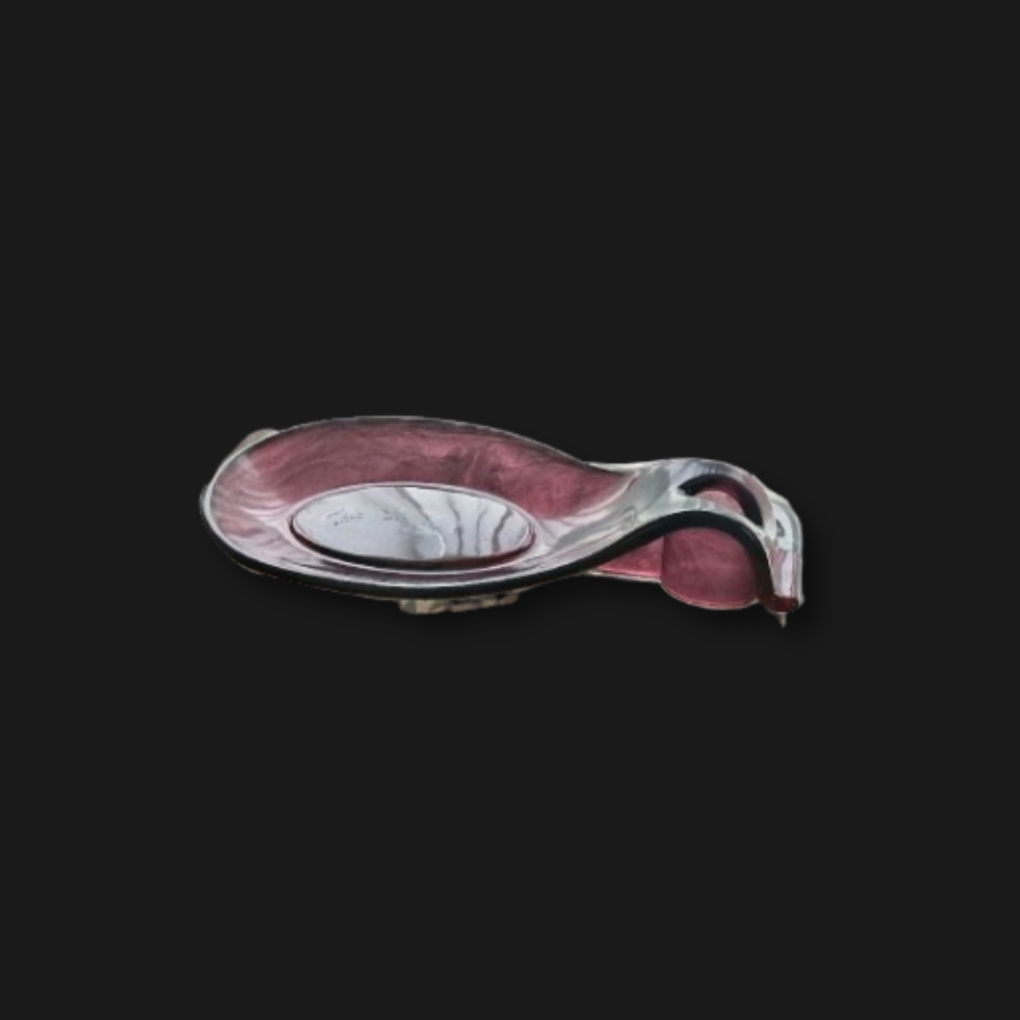 Curio Club Creation No. 009 - Oversized Spoon Rest | Black Rose
