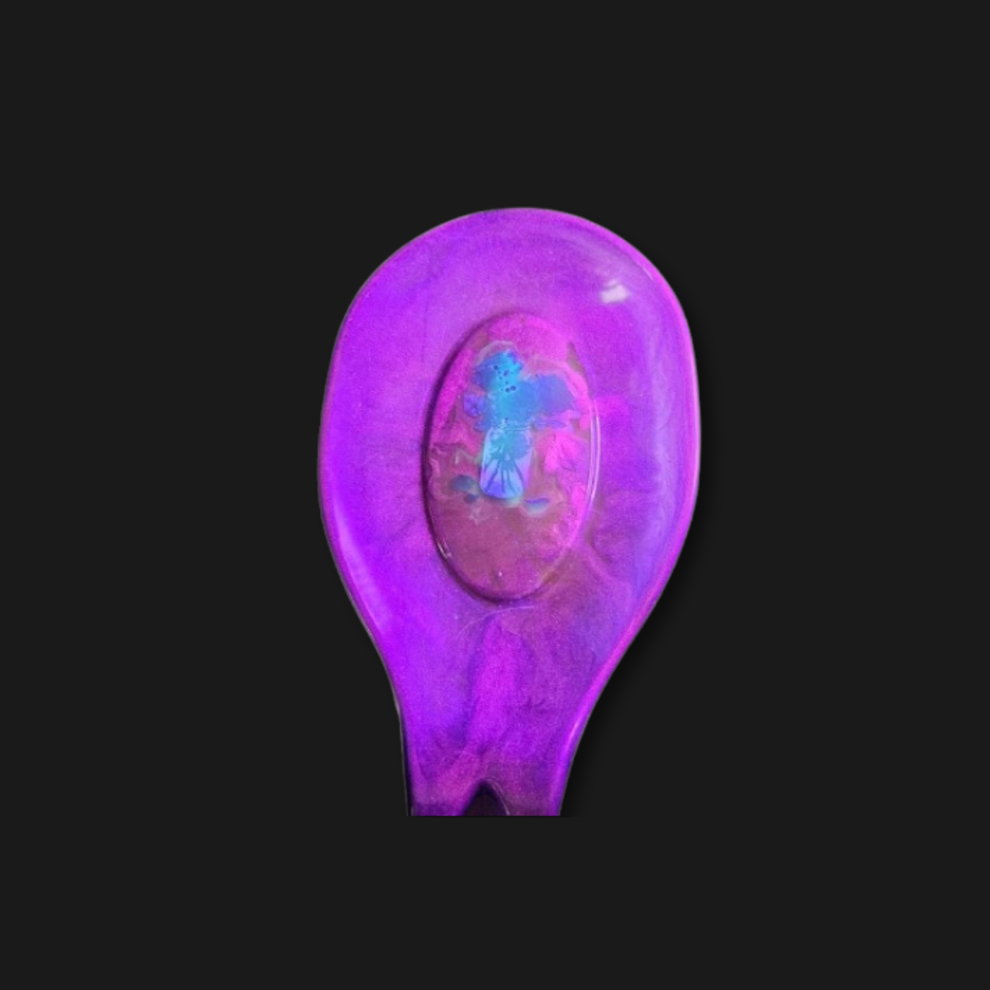 Curio Club Creation No. 009 - Oversized Spoon Rest | Black Rose